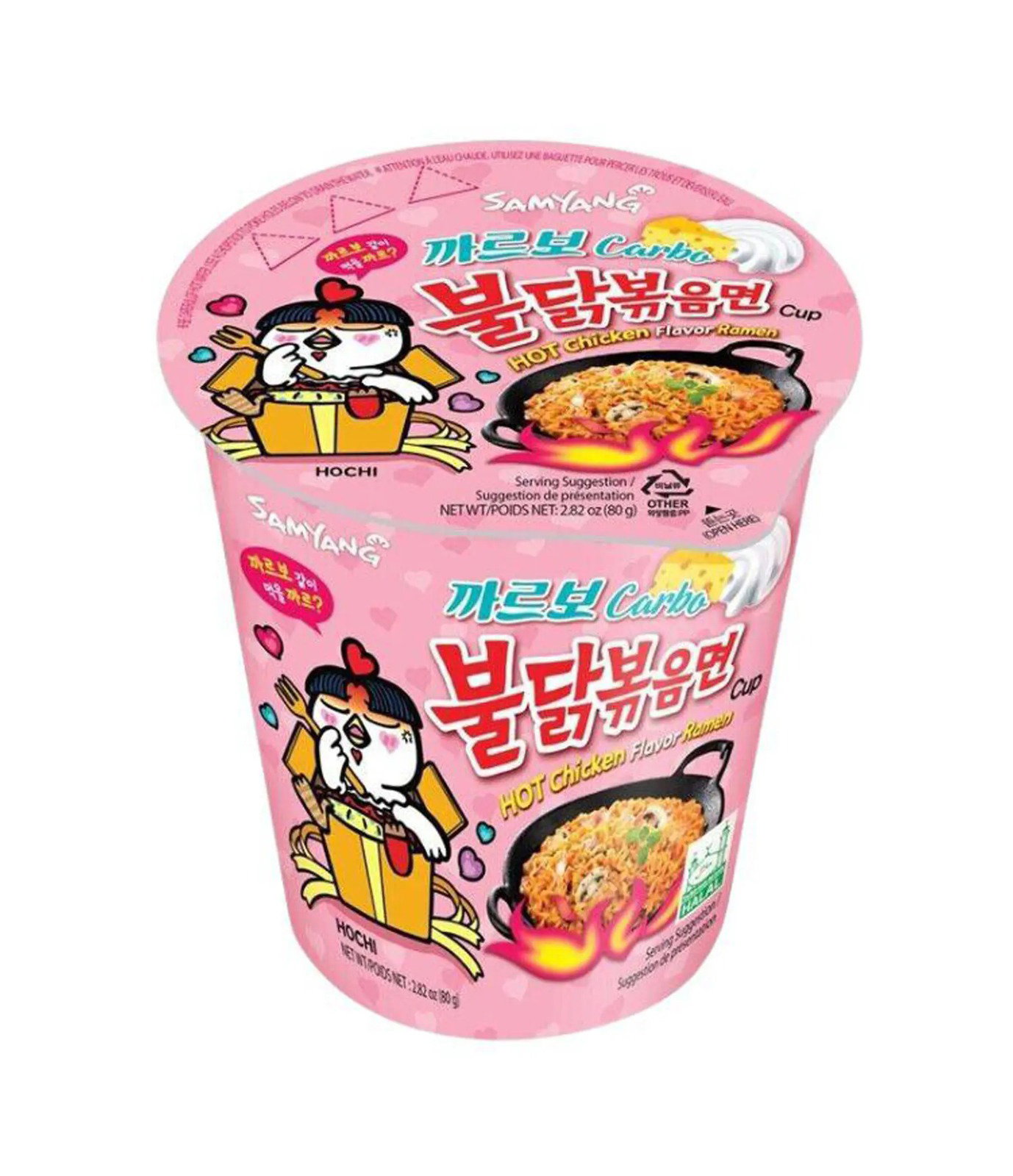 CARBONARA BULDAK HOT CHICKEN FLAVOUR RAMEN 80GM_0