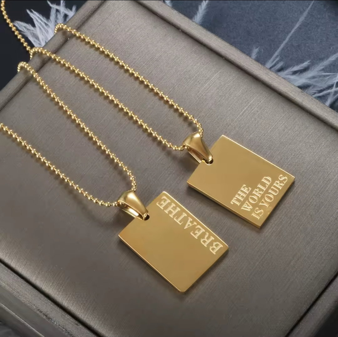 Quoted Necklace
