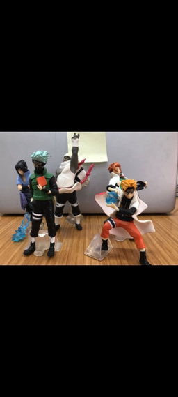 Lot de 5 figurines Narutos