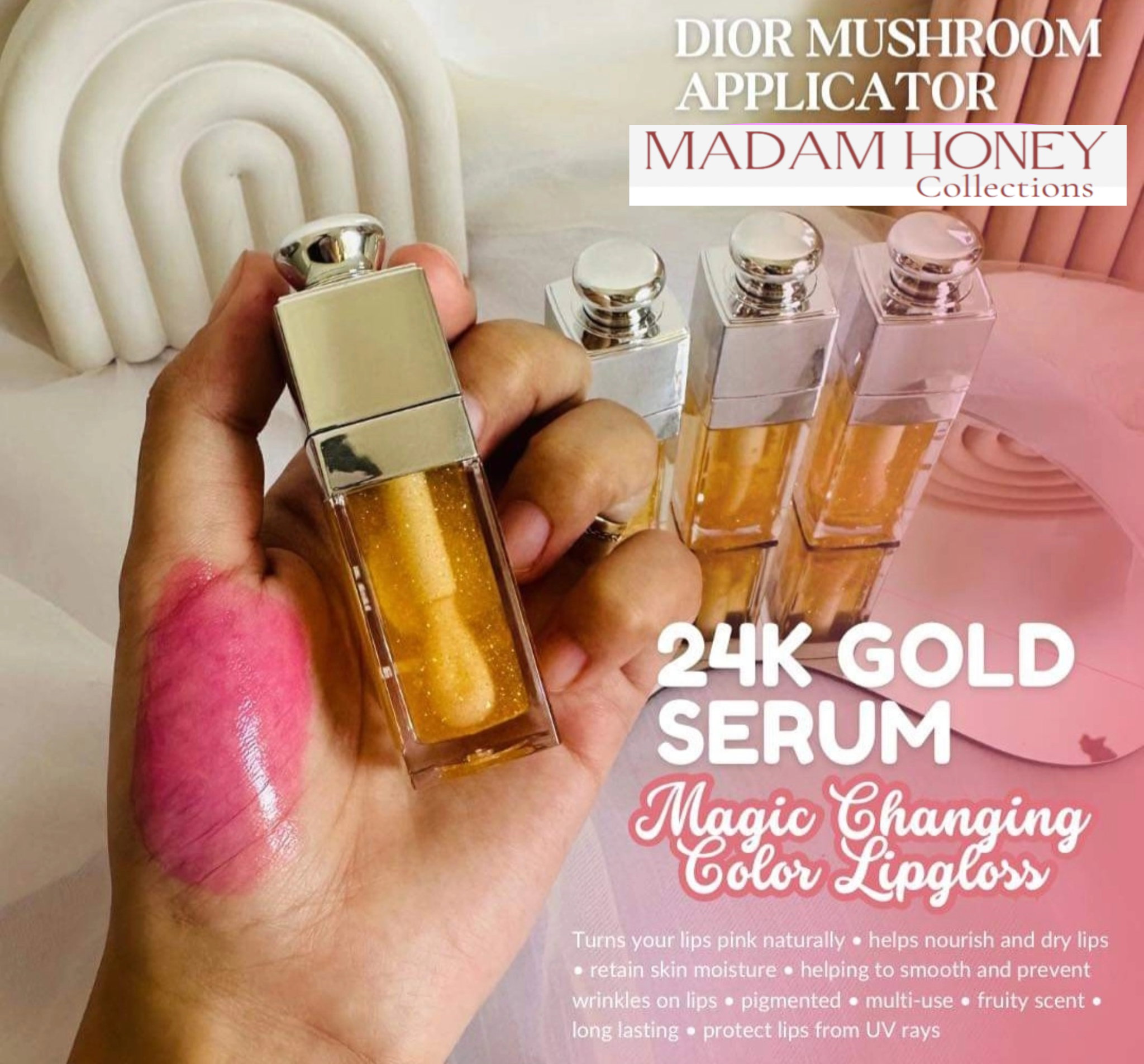 24K Gold Serum (Magic Changing Color Lipgloss)_0