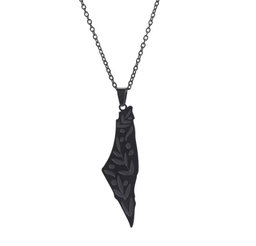 Palestine map pendant
