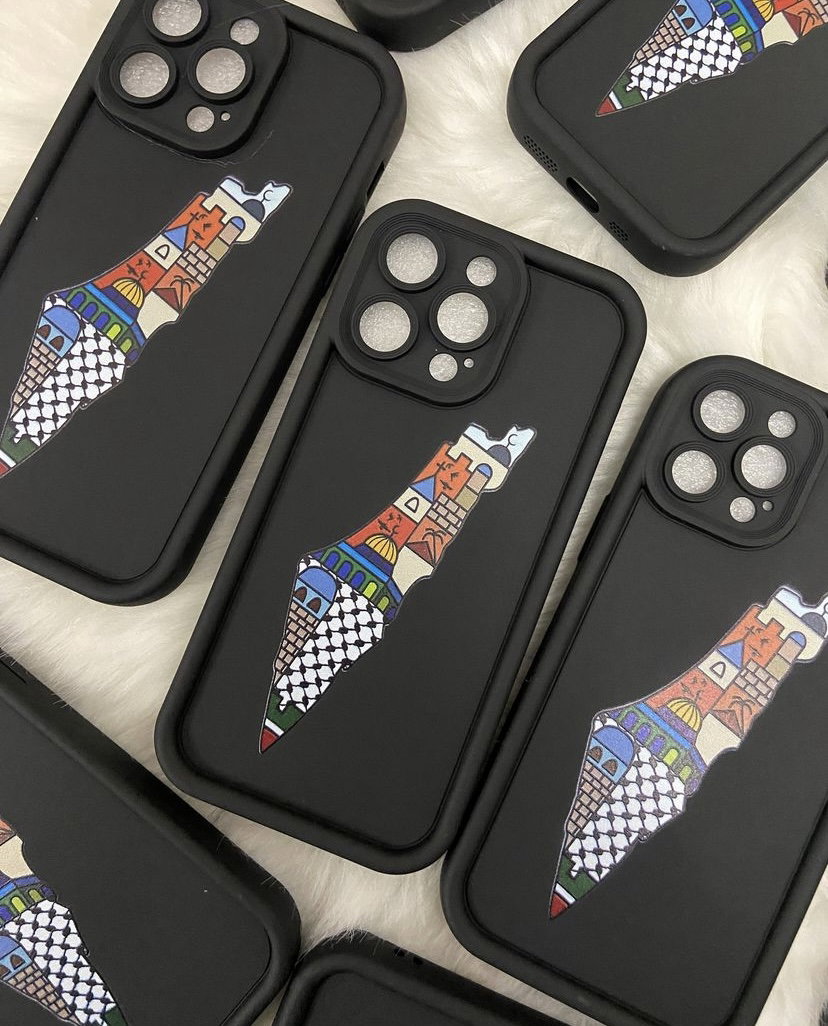 artsy palestine map phone case_0