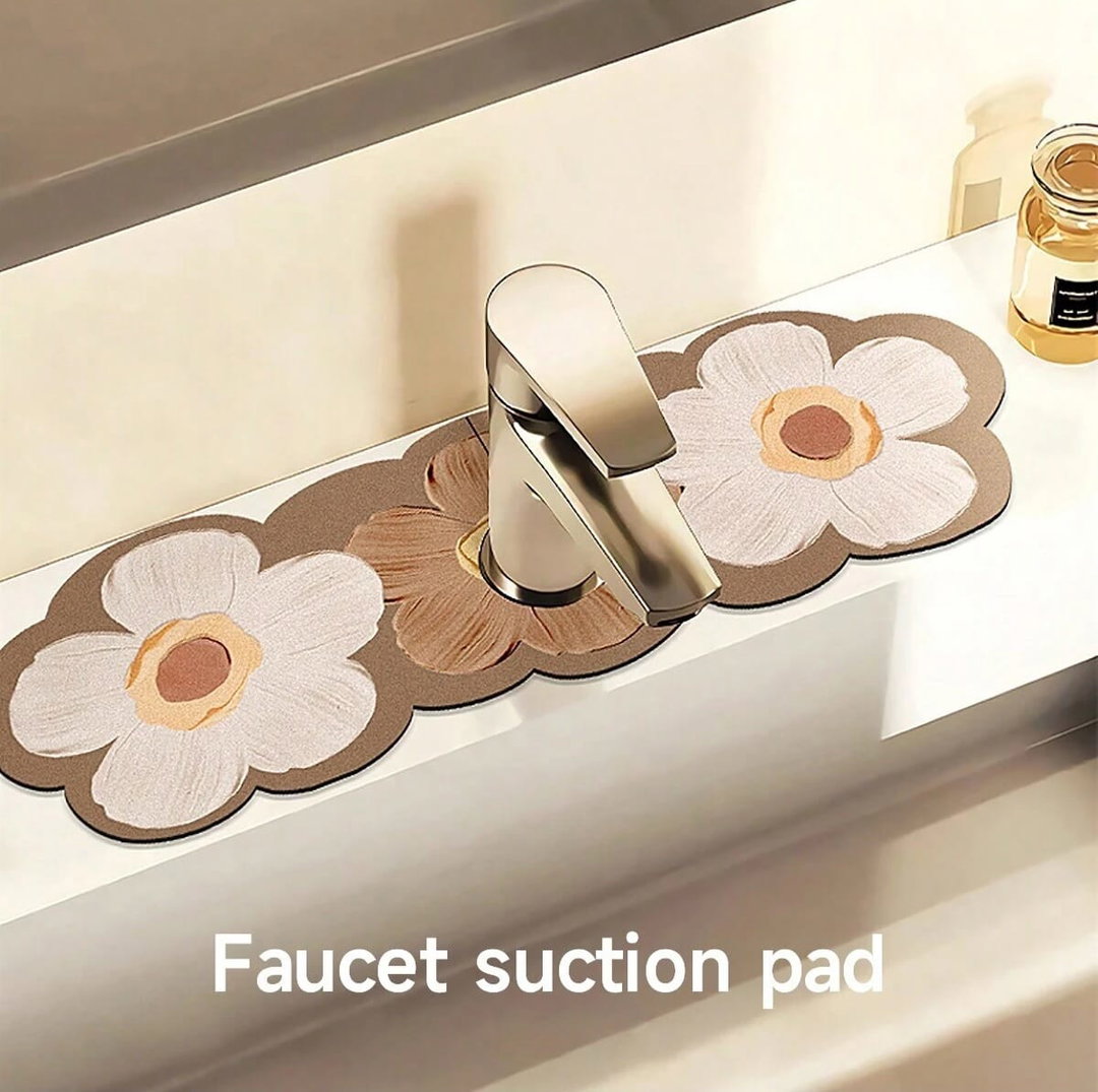 Faucet Suction Pad-Floral