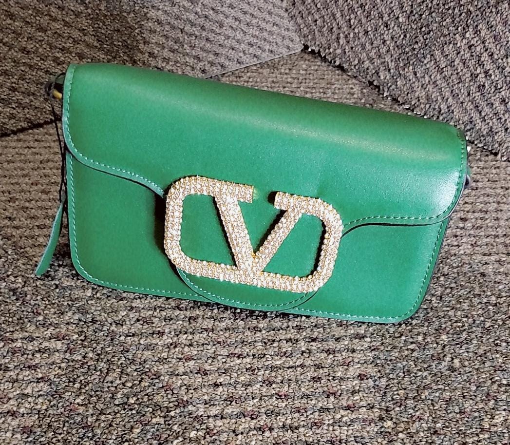 VALENTINO GARAVANI Locò Leather Crystal-logo_0