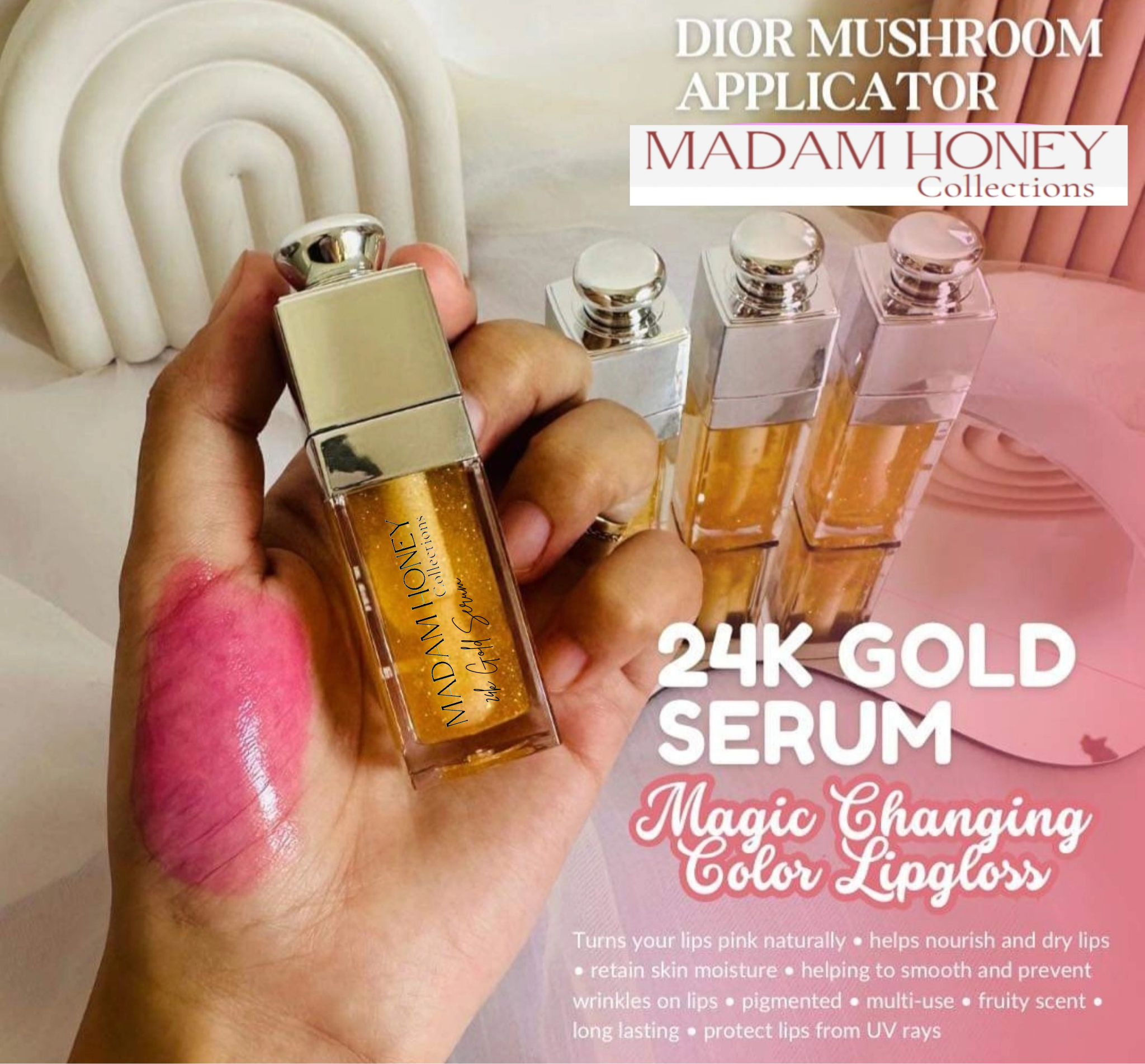 Madam Honey 24K Gold Serum (Magic Changing Color Lipgloss)_0