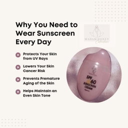 Madam Honey Instant-Glow Sunscreen Cream - SPF 60 (50grams)