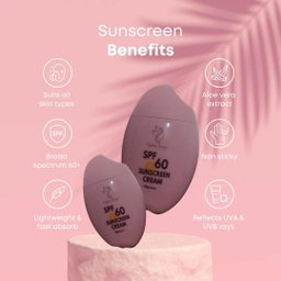 Madam Honey Instant-Glow Sunscreen Cream - SPF 60 (50grams)