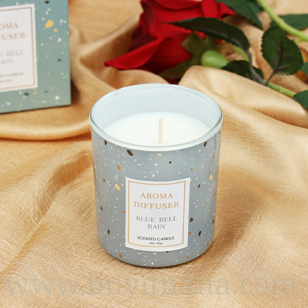 AROMA DIFFUSERS SCENTED CANDLES (Blue Bell Rain)_0