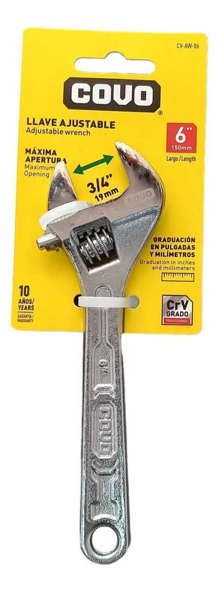 LLAVE AJUSTABLE 6" COVO 8-315