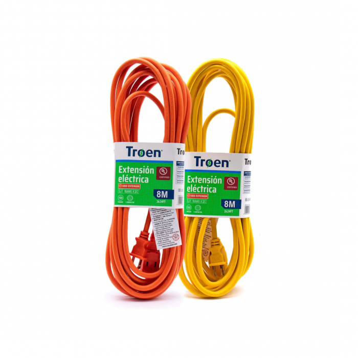 EXTENSION ELECTRICA 2x16 8MTS TROEN 4-021