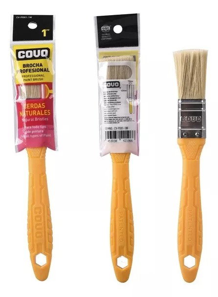 BROCHA CERDA BLANCA 1" COVO 6-144