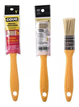 BROCHA CERDA BLANCA 1" COVO 6-144