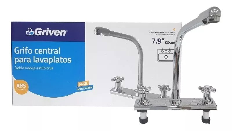 LLAVE FREGADERO DOBLE 7.9" ALTA GRIVEN 4-231_1
