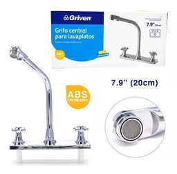 LLAVE FREGADERO DOBLE 7.9" ALTA GRIVEN 4-231