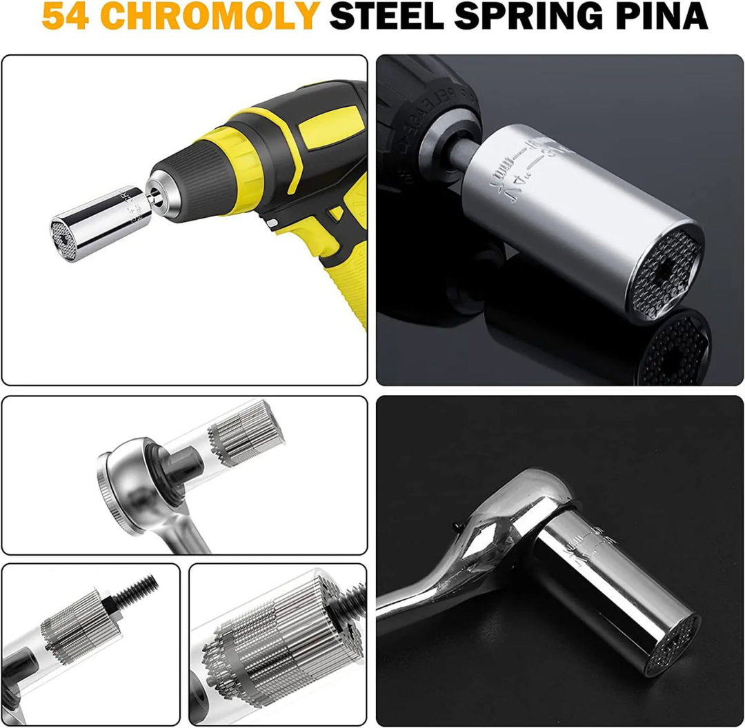 Universal Socket Wrench Set - 7-19mm