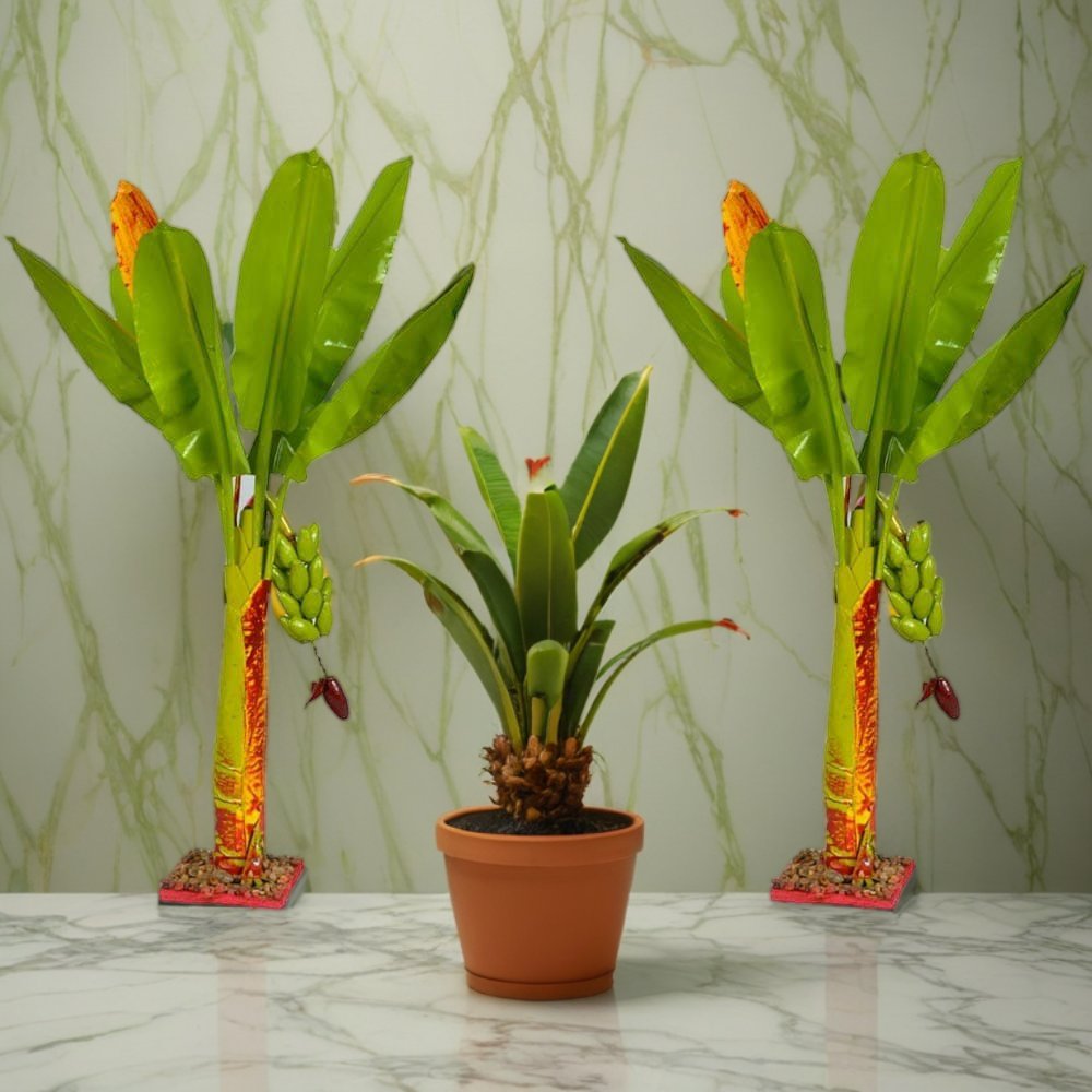 Artificial banana tree 1.6 ft_0