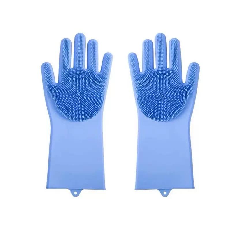 Gant de nettoyage en silicone 