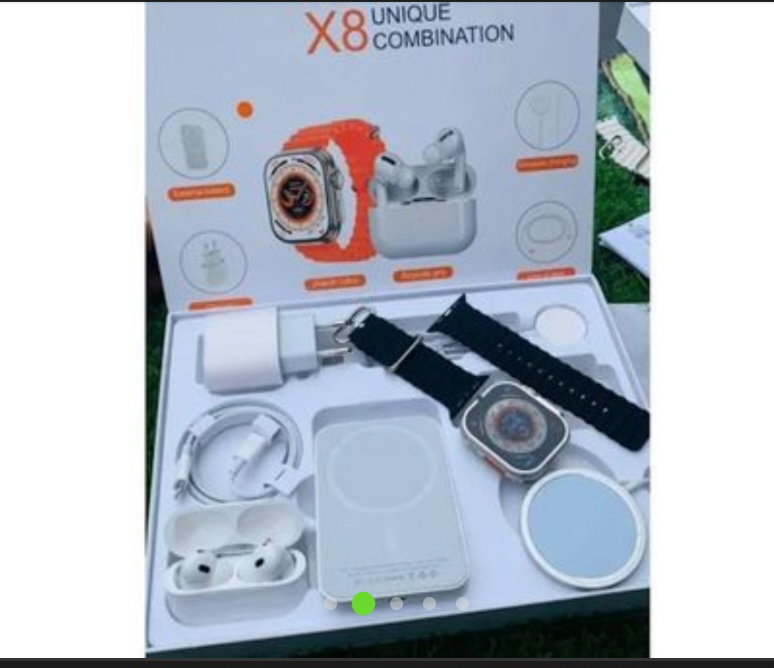 X8 unique combo smart watch and earpods_0
