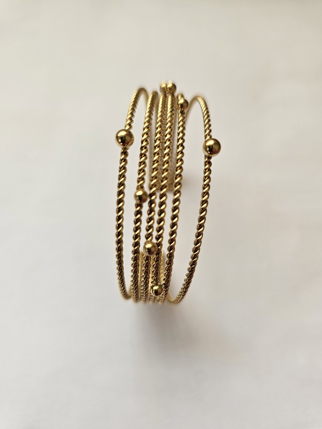 Open Ball Twist Cuff