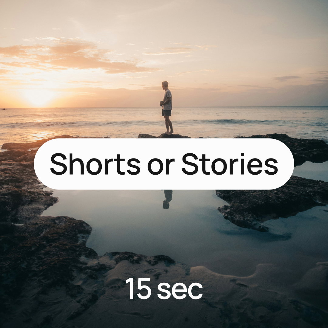 Shorts or Stories (10-15 sec)