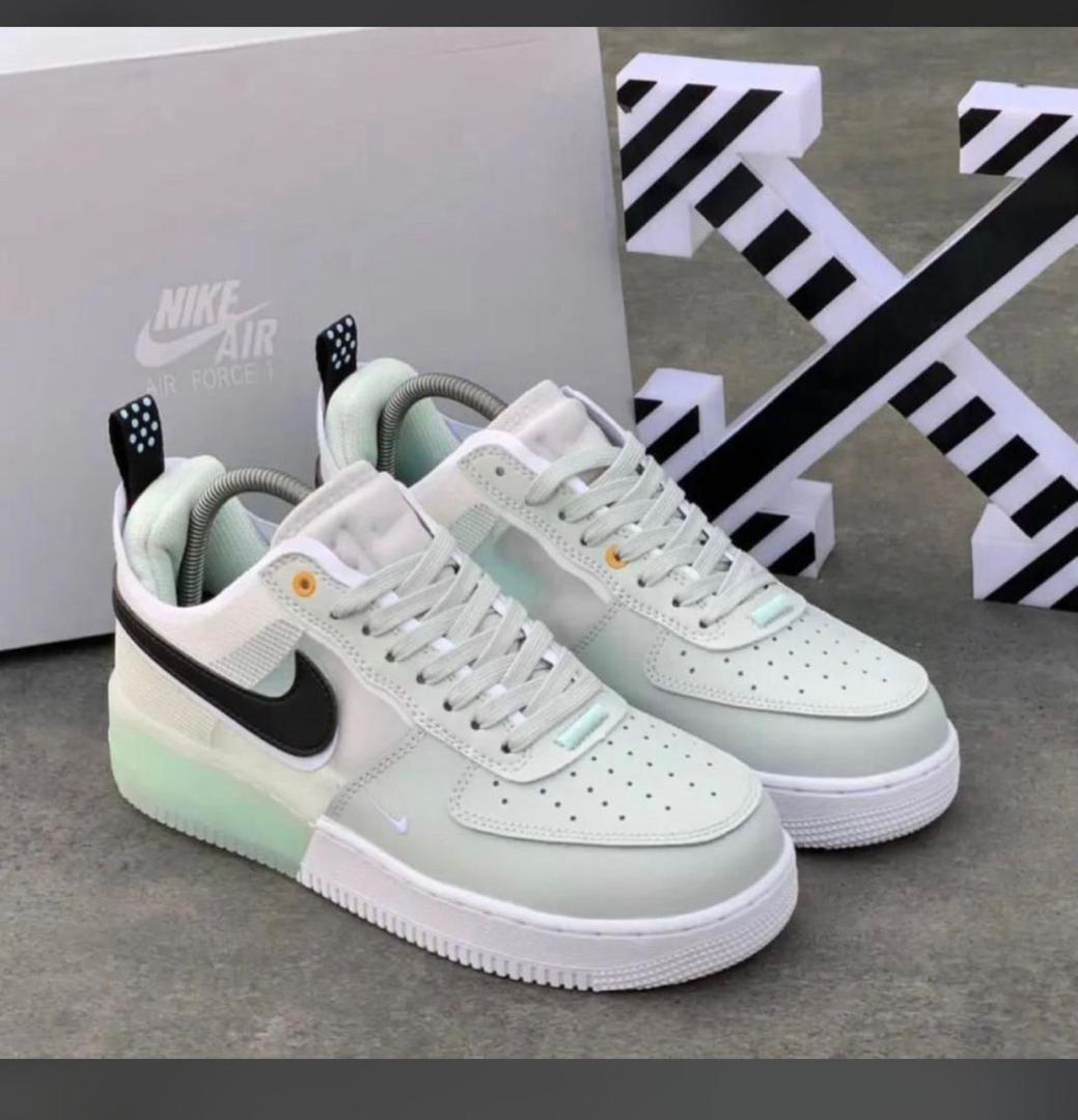Nike airforce 1 react mint white