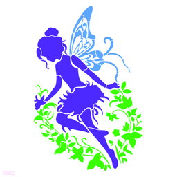 R962_Angel Wall Stencil