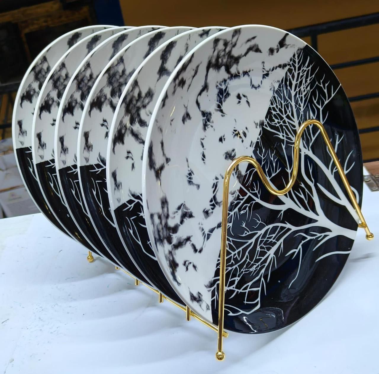 Set of 6 Tree Plates_0
