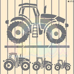 R171_Tractor Wall Stencil