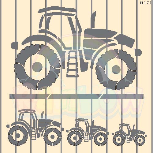 R171_Tractor Wall Stencil