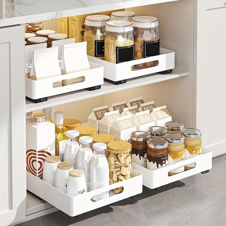 Pull out cabinet organizer_0