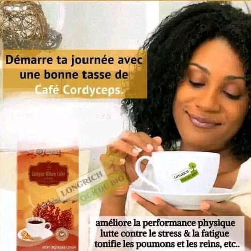 Café cordyceps Contre la fatigue; bonne qualité de sperme; Renforce la puissance sexuelle, (10 sachets)_9