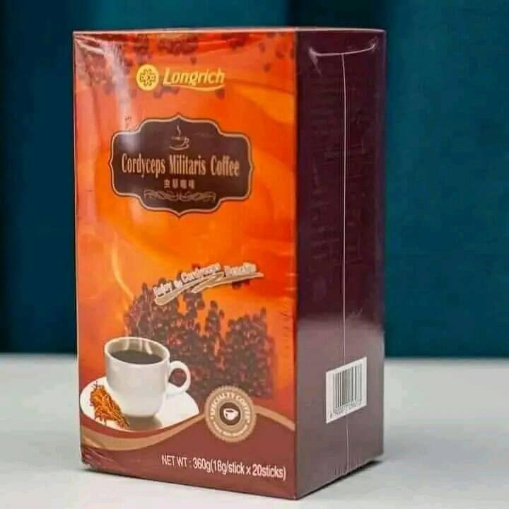 Café cordyceps Contre la fatigue; bonne qualité de sperme; Renforce la puissance sexuelle, (10 sachets)_6