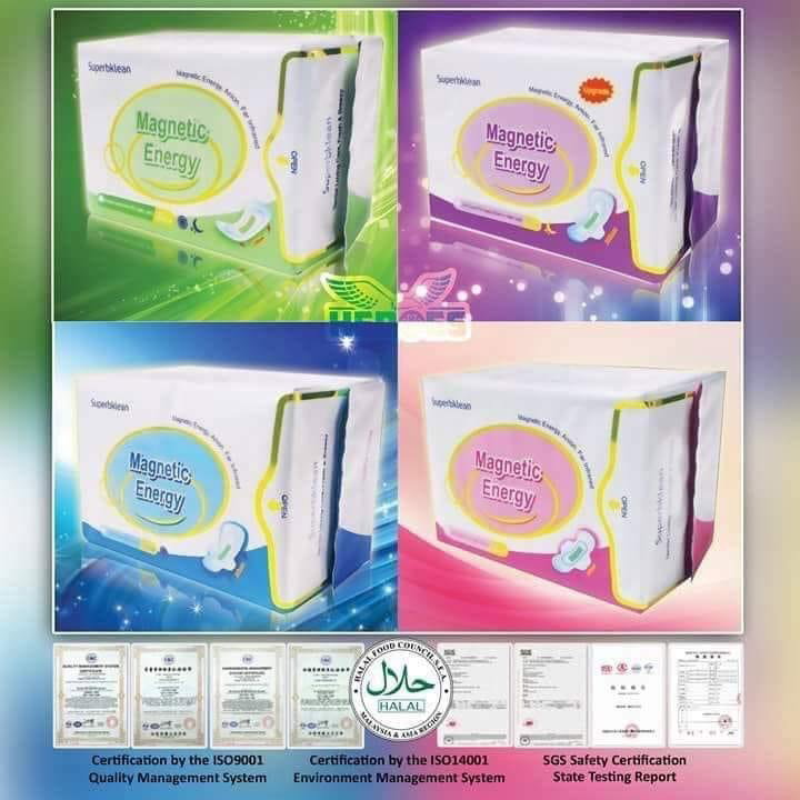Serviettes hygiéniques/carton (19 pièces) ( guérit les infections vaginales) Protège slip/carton (16 pièces) (Avec anion, guérit les infections vaginales)_8
