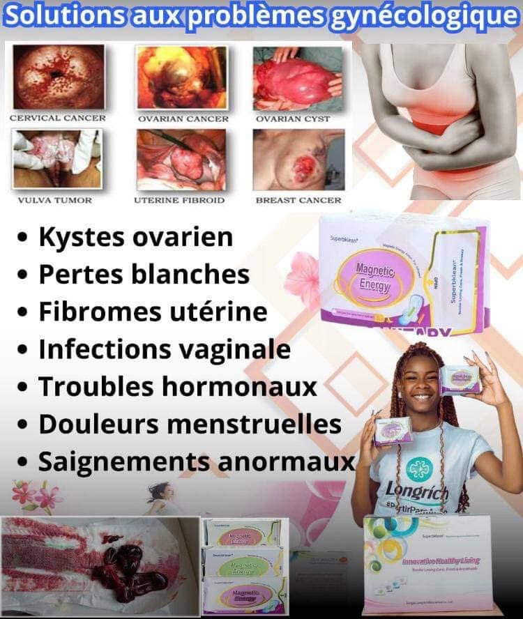 Serviettes hygiéniques/carton (19 pièces) ( guérit les infections vaginales) Protège slip/carton (16 pièces) (Avec anion, guérit les infections vaginales)