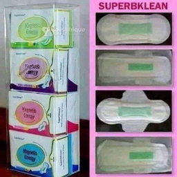 Serviettes hygiéniques/carton (19 pièces) ( guérit les infections vaginales) Protège slip/carton (16 pièces) (Avec anion, guérit les infections vaginales)