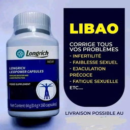 Libao (Compléments de fertilité pour homme, 160 comprimés)