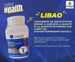 Libao (Compléments de fertilité pour homme, 160 comprimés)