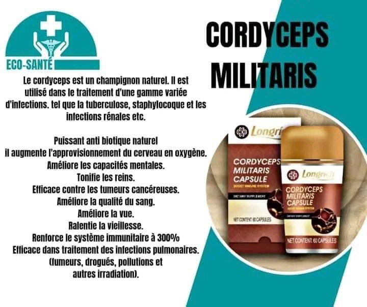 Excellent pour les poumons, les reins, le foie et le coeur. Stimule la performance sexuelle et le nombre de spermatozoïdes des hommes. Efficace dans le traitement des tumeurs bénignes et malignes. Inhibe la propagation des organismes pathogènes. Ravive les cellules mortes, nourrit la cellule et protège la cellule. Régule la pression artérielle et la glycémie._10