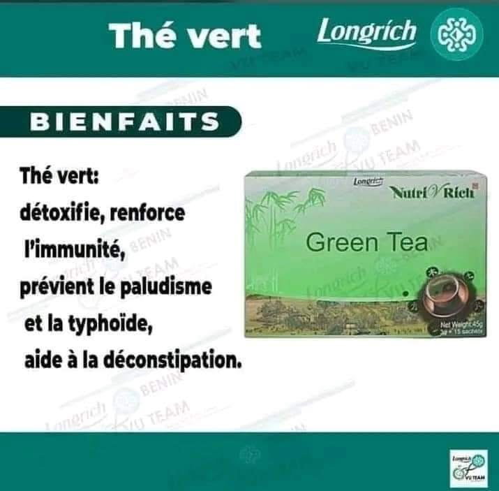 Thé Vert constipation et mauvaise digestion (Régularise tout problème lié à la constipation, 15 sachets)_2
