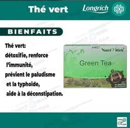 Thé Vert constipation et mauvaise digestion (Régularise tout problème lié à la constipation, 15 sachets)