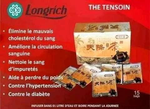 Thé contre tension et diabète (Contre hyper et hypo tension, diabète type 1 & 2, 15 sachets)