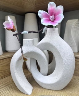 14cm & 16cm Nordic Doughnut Vase 2 in 1