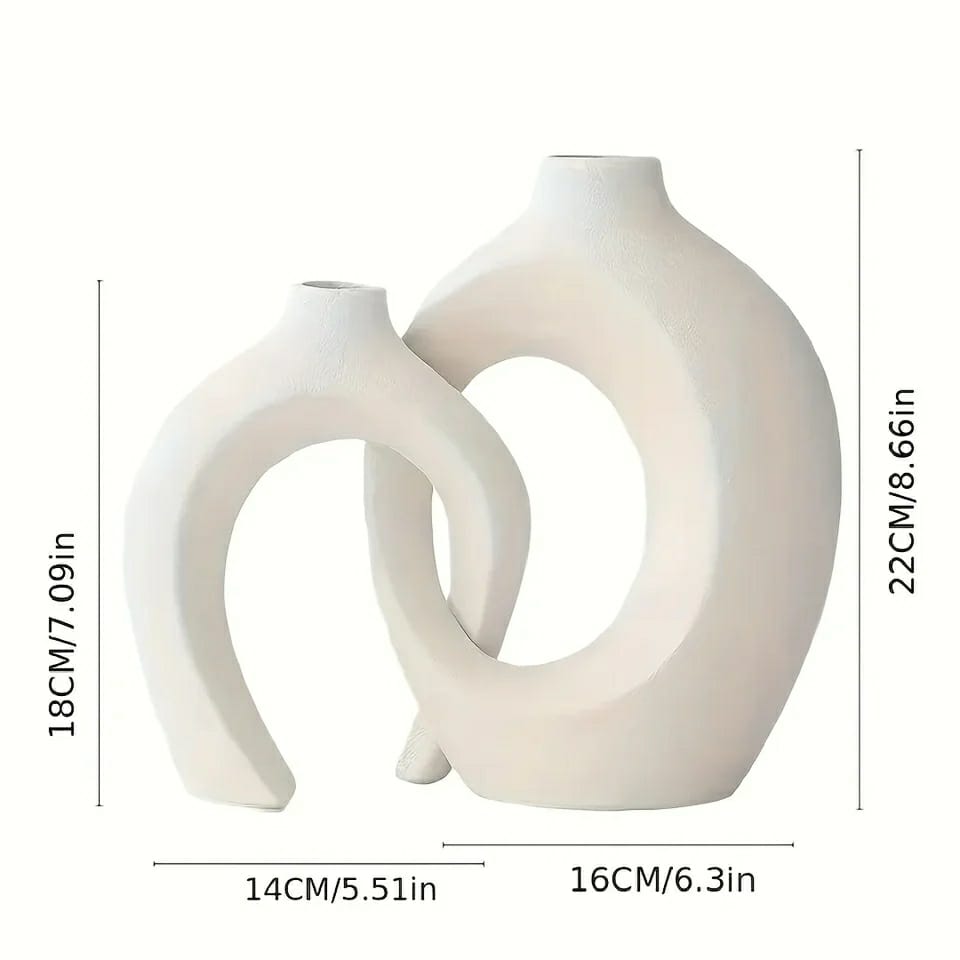 14cm & 16cm Nordic Doughnut Vase 2 in 1_1