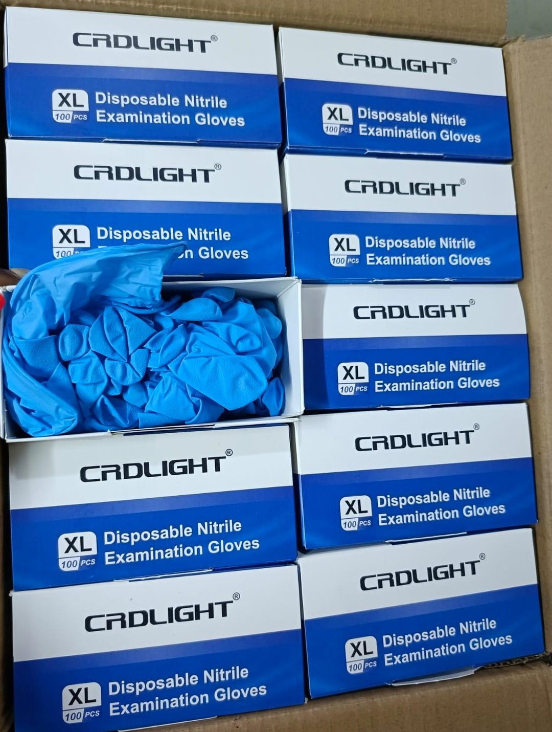 Disposable Examination Gloves (powdered and powder-free)