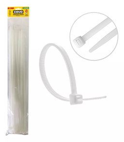 TIRRAP 7.6mm x 500mm x 25 UNID BLANCO COVO 7-476