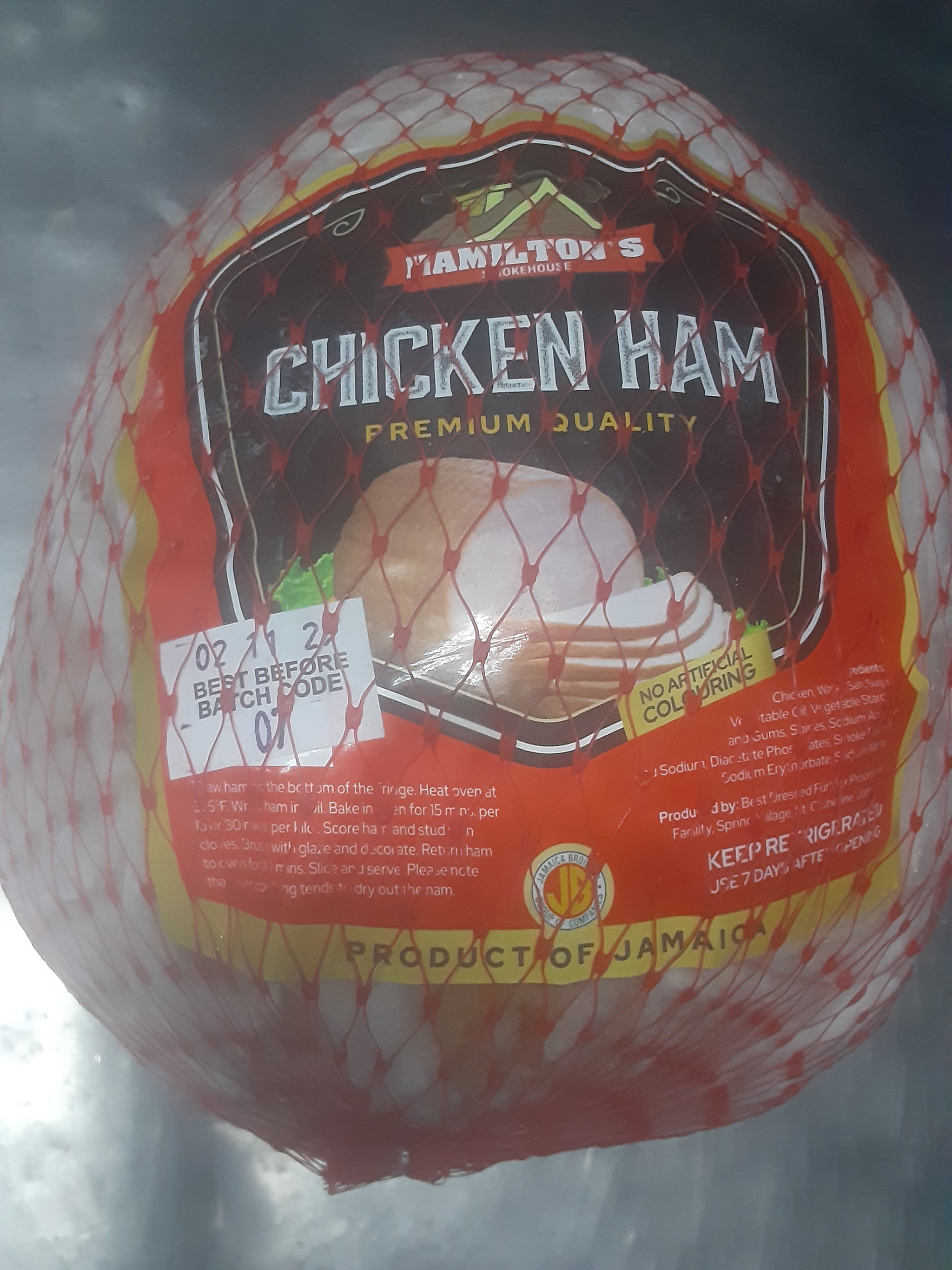 Chicken Ham (Hamilton smoked house)_0