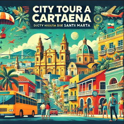 CITY TOUR A CARTAGENA DESDE SANTA MARTA 