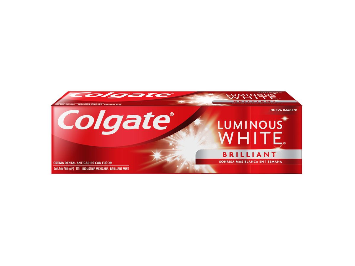 Crema dental colgate Lumin WHITE BRILL 75ML_0