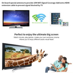 M9 Plus Wireless WiFi Display Dongle Receiver Airplay Miracast DLNA 1080P HDMI TV Stick