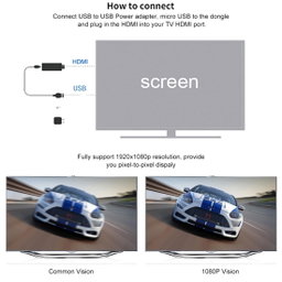 M9 Plus Wireless WiFi Display Dongle Receiver Airplay Miracast DLNA 1080P HDMI TV Stick